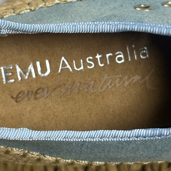 NWT Emu Australia “Ever Natural” Ladies Chambray Fashion Sneakers. Size 10. - Picture 12 of 12